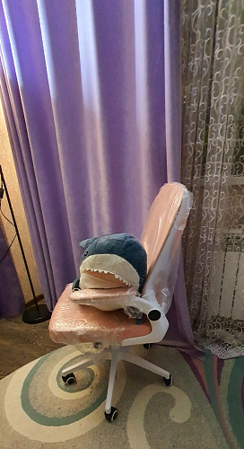 Компьютерное кресло Konfi dark gray / pink / white фото покупателя 102