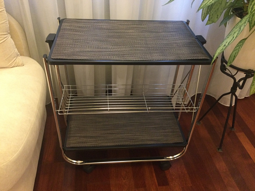 Столик сервировочный SC-5119 складной черный фото покупателя 13