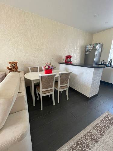 Стул на металлокаркасе Чилли синяя ткань / белый фото покупателя 168