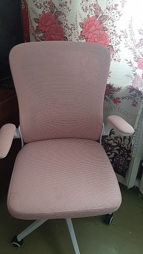 Компьютерное кресло Konfi pink / white фото покупателя 80