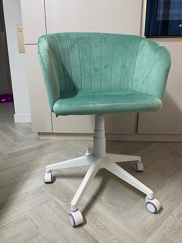 Компьютерное кресло Тибо confetti chocolate / белый фото покупателя 181