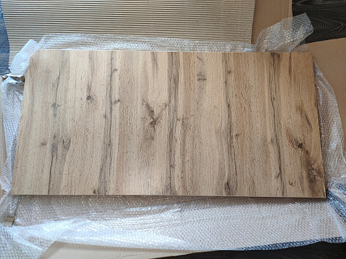 Стол Тринити Лофт 120 32 мм дуб галифакс табако / черный матовый фото покупателя 326