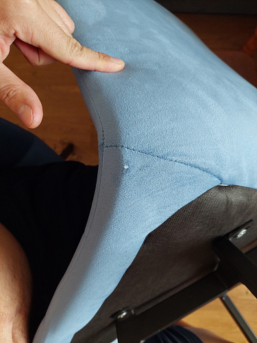 Стул на металлокаркасе Чилли бирюзовый / черный фото покупателя 766