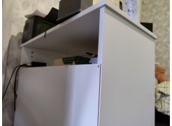 Письменный стол СПм-25 левый белый  - Уцененный экземпляр фото покупателя 78