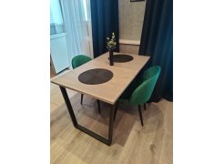 Стол Лота Лофт 140 25 мм юта / белый матовый фото покупателя 138