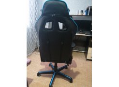 Компьютерное кресло Racer черное / голубое фото покупателя 65