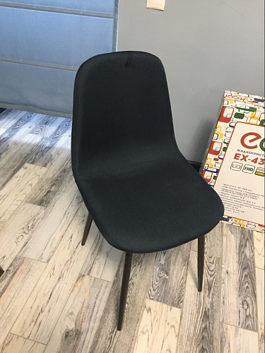 Стул на металлокаркасе Lilu 05 gray / white фото покупателя 54