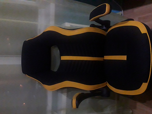 Компьютерное кресло Plast черный / голубой фото покупателя 4