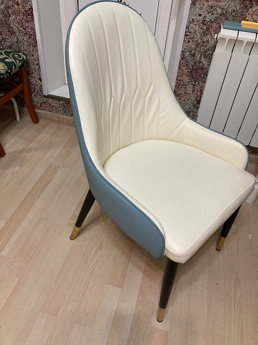 Стул на металлокаркасе Rendal light blue / white фото покупателя 10