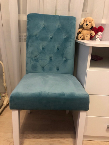 Стул Amelia white / fabric cream фото покупателя 7