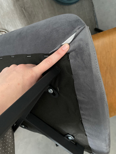 Стул на металлокаркасе Челси К крутящийся темно-серый / черный фото покупателя 89