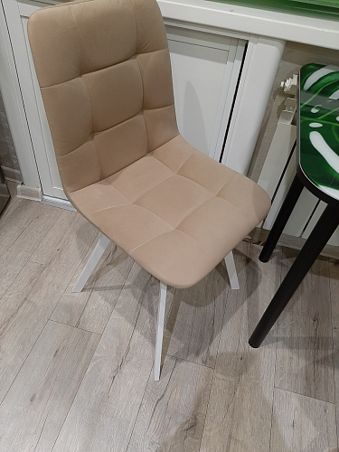 Комплект стульев Чилли 2 шт бежевый / черный фото покупателя 779