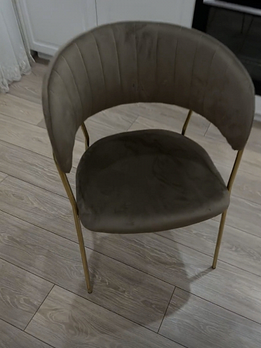 Стул на металлокаркасе Kamelia green / gold фото покупателя 67