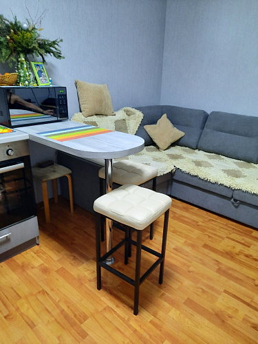 Барный стул Лофт катания лаванда / белый матовый фото покупателя 65