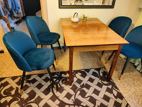 Стул на металлокаркасе Gabi latte / gold / black фото покупателя 831