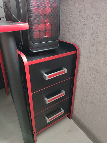 Тумба Ханна черная / красная - Уцененный экземпляр фото покупателя 69