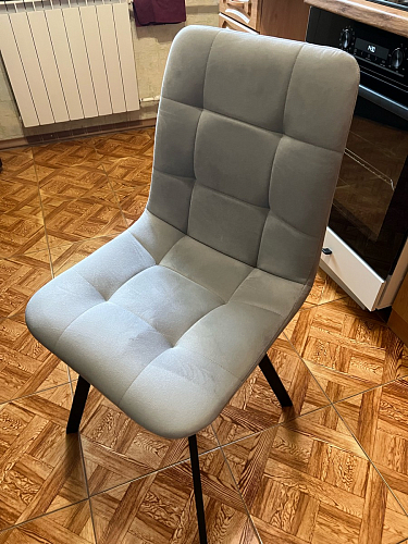 Стул на металлокаркасе Чилли бежевый / белый каркас фото покупателя 931