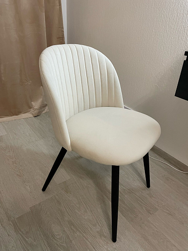 Стул на металлокаркасе Gabi latte / gold / black фото покупателя 696