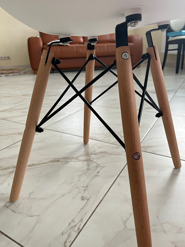 Пластиковый стул Eames PC-015 желтый фото покупателя 195