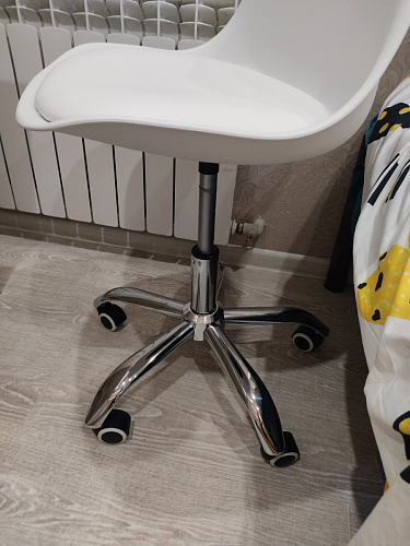 Компьютерное кресло Kolin с подушкой clear / white фото покупателя 103