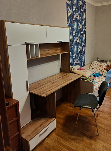 Письменный стол Лайт 03.243 дуб золотой (craft) / белый премиум фото покупателя 250