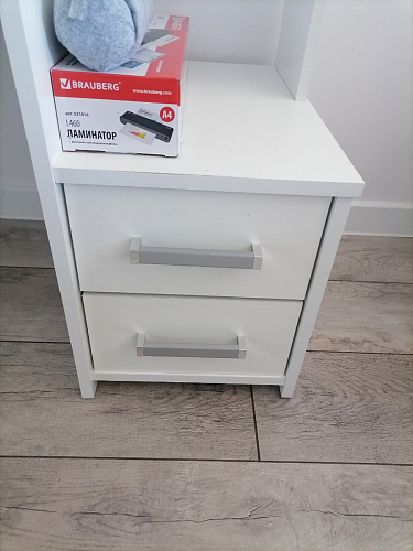 Компьютерный стол Джаз-24 левый дуб молочный фото покупателя 189