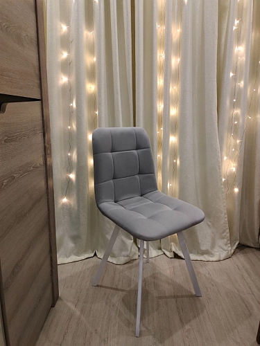 Стул на металлокаркасе Чилли черный / зеленый фото покупателя 179