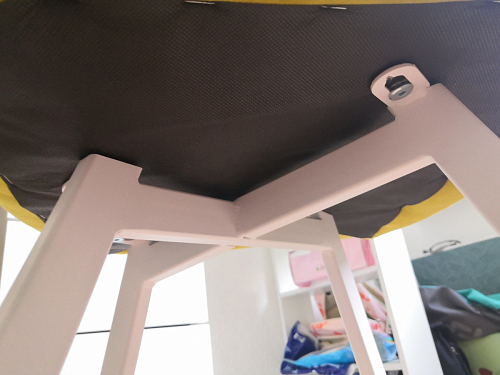 Стул на металлокаркасе Чилли синий / белый фото покупателя 851