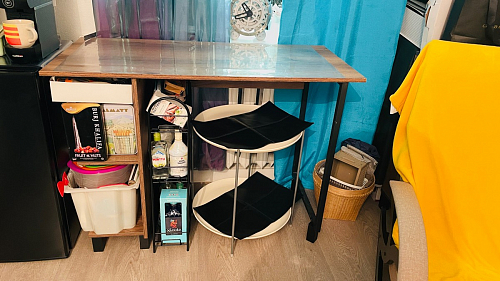 Письменный стол Челси Лофт дуб делано светлый / белый матовый фото покупателя 30