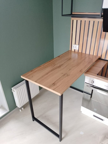 Барная стойка Дилан Лофт 120х40х90 бетон светлый фото покупателя 12