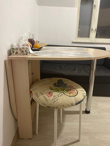 Стол обеденный раздвижной СтК12 дуб молочный фото покупателя 20