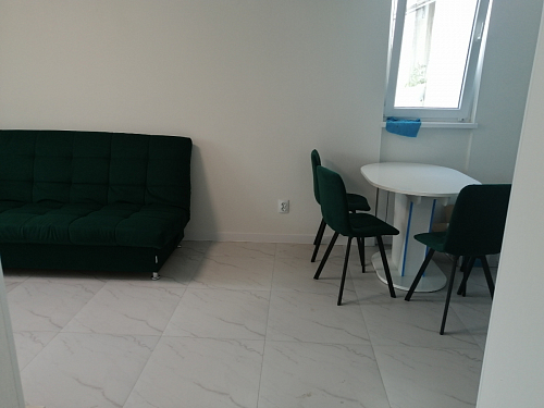 Стул на металлокаркасе Чилли К черный / зеленый фото покупателя 107