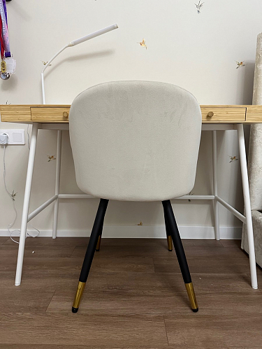 Стул на металлокаркасе Gabi wine red / black фото покупателя 257