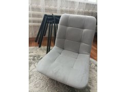 Стул на металлокаркасе Чилли горчичный / белый фото покупателя 14