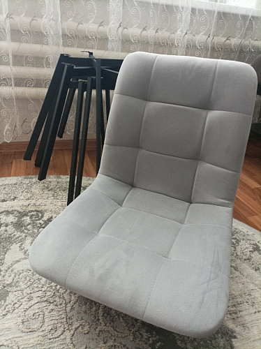 Комплект стульев Чилли 2 шт бежевый / черный фото покупателя 14