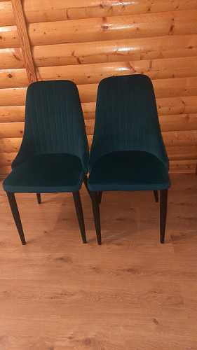 Стул на металлокаркасе Kora beige / black фото покупателя 318