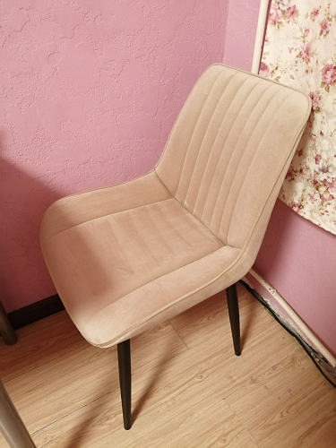 Стул на металлокаркасе Седа К кирпичный / черный фото покупателя 150