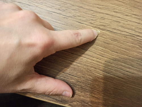 Стол Лота Лофт 120 32 мм бетон / черный матовый фото покупателя 21