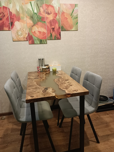 Стул Чилли 2 темно-серый  / черный фото покупателя 1184