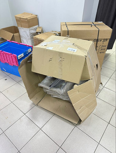 Стул на металлокаркасе Седа К латте / черный фото покупателя 246