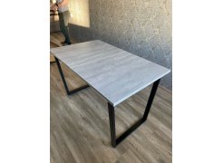 Стол Лота Лофт 140 25 мм черный матовый / бетон фото покупателя 150