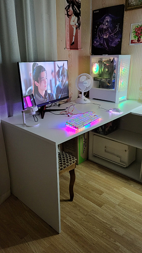 Письменный стол Лайт 03.245F белый гладкий 101 фото покупателя 89