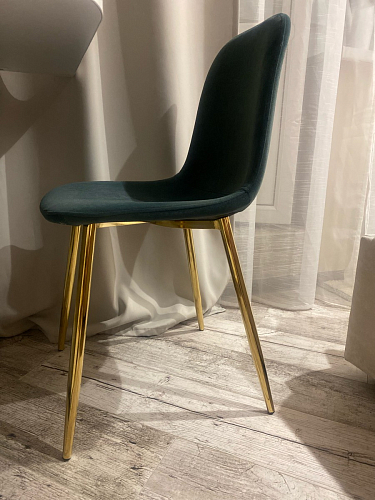 Стул на металлокаркасе Dabl 01 champagne / gold фото покупателя 87