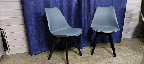 Деревянный стул Bonuss black / black фото покупателя 5