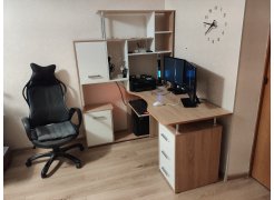 Стол компьютерный Джаз-15 белый правый фото покупателя 57