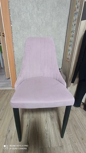 Стул на металлокаркасе Kora wine red / black фото покупателя 54