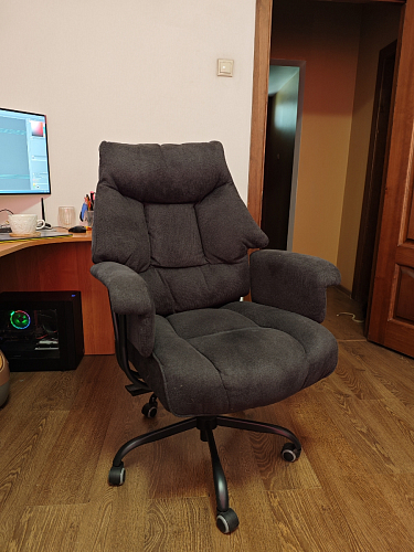 Компьютерное кресло Brooklyn ткань черный фото покупателя 5