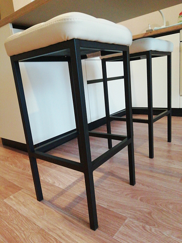 Барный стул Лофт катания лаванда / белый матовый фото покупателя 209