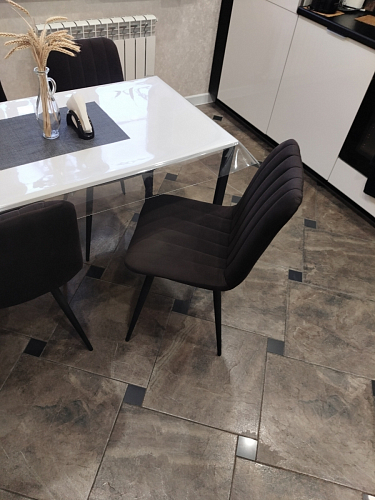 Стул на металлокаркасе Дани 01 кирпичный фото покупателя 31