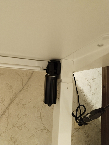 Компьютерный стол Маркос 140х80 тауп / черный фото покупателя 19